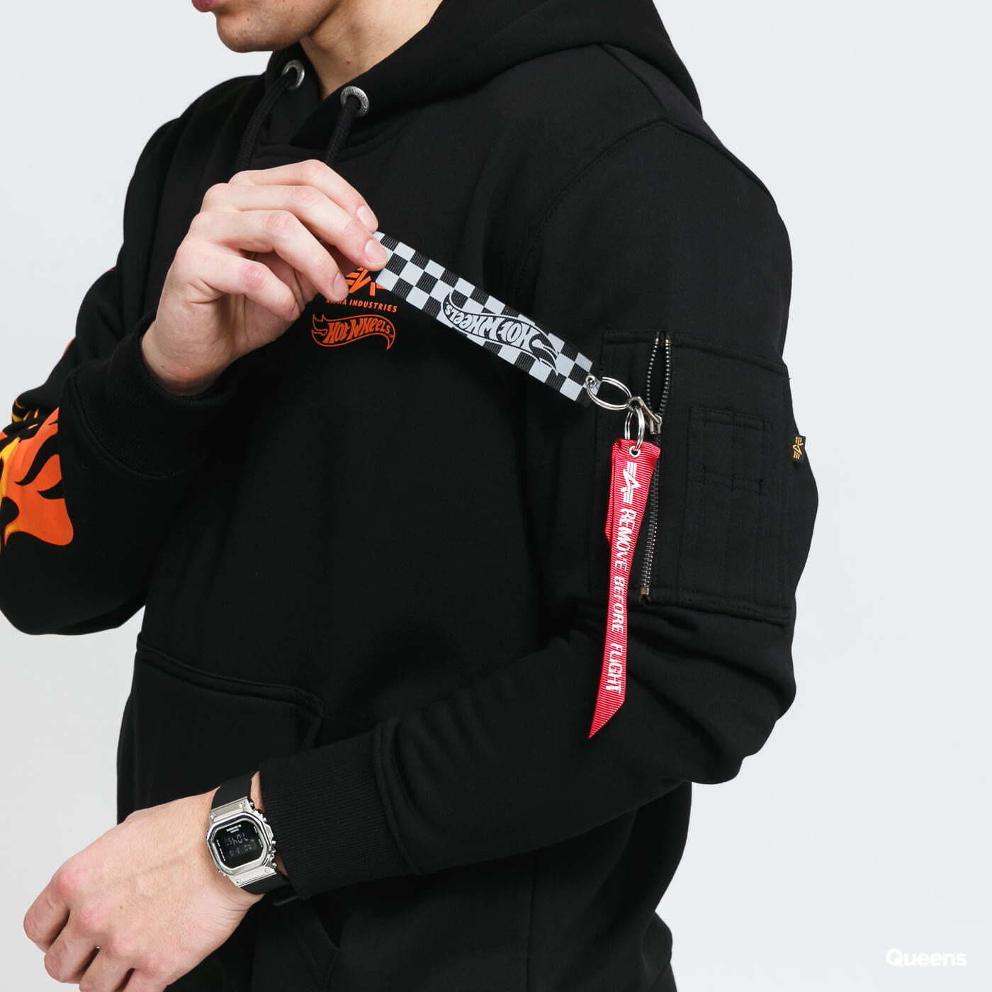 Hoodies and sweatshirts Alpha Industries Flame Hoody Black