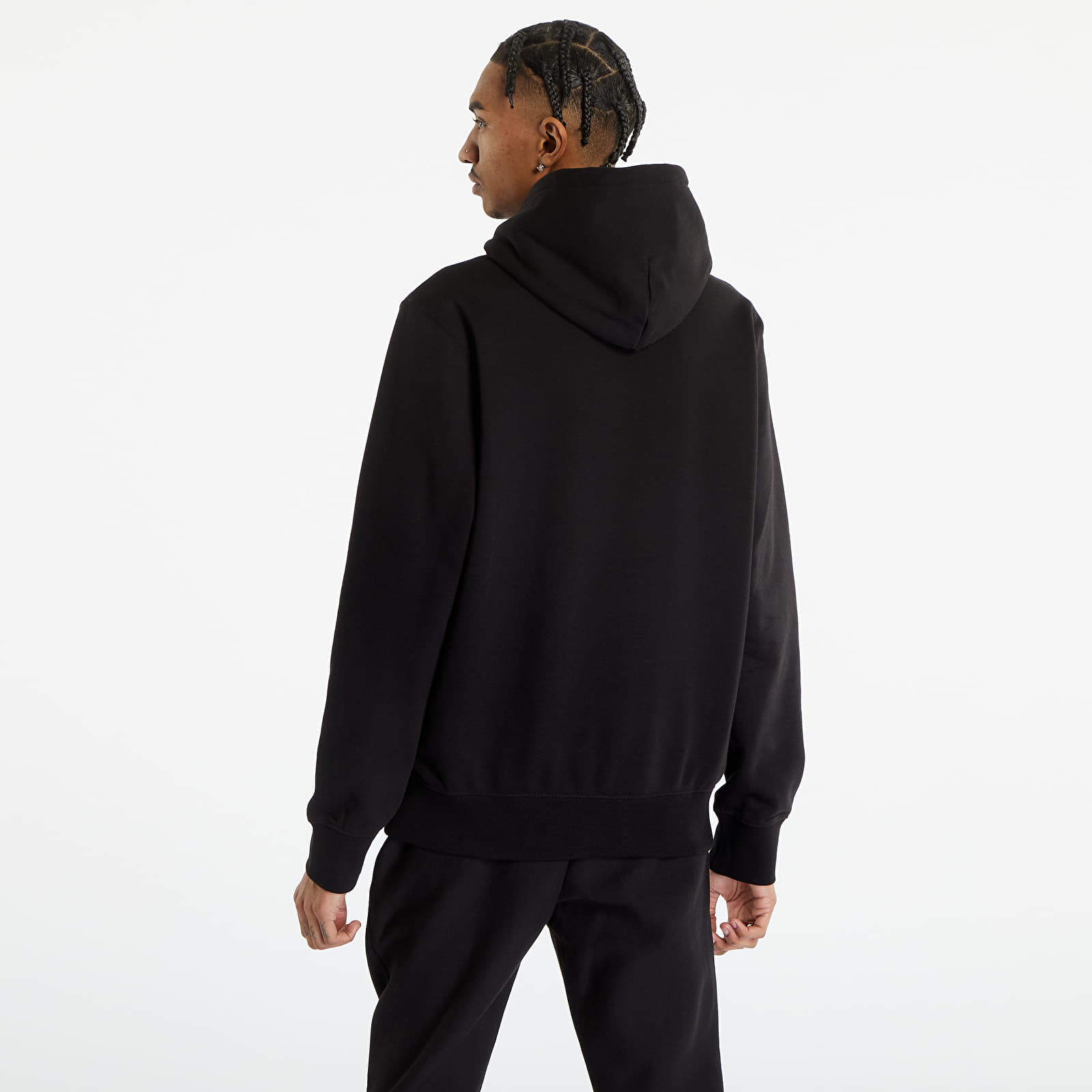 Bluzy Champion Heavy Cotton Mini Logo Hoodie Black