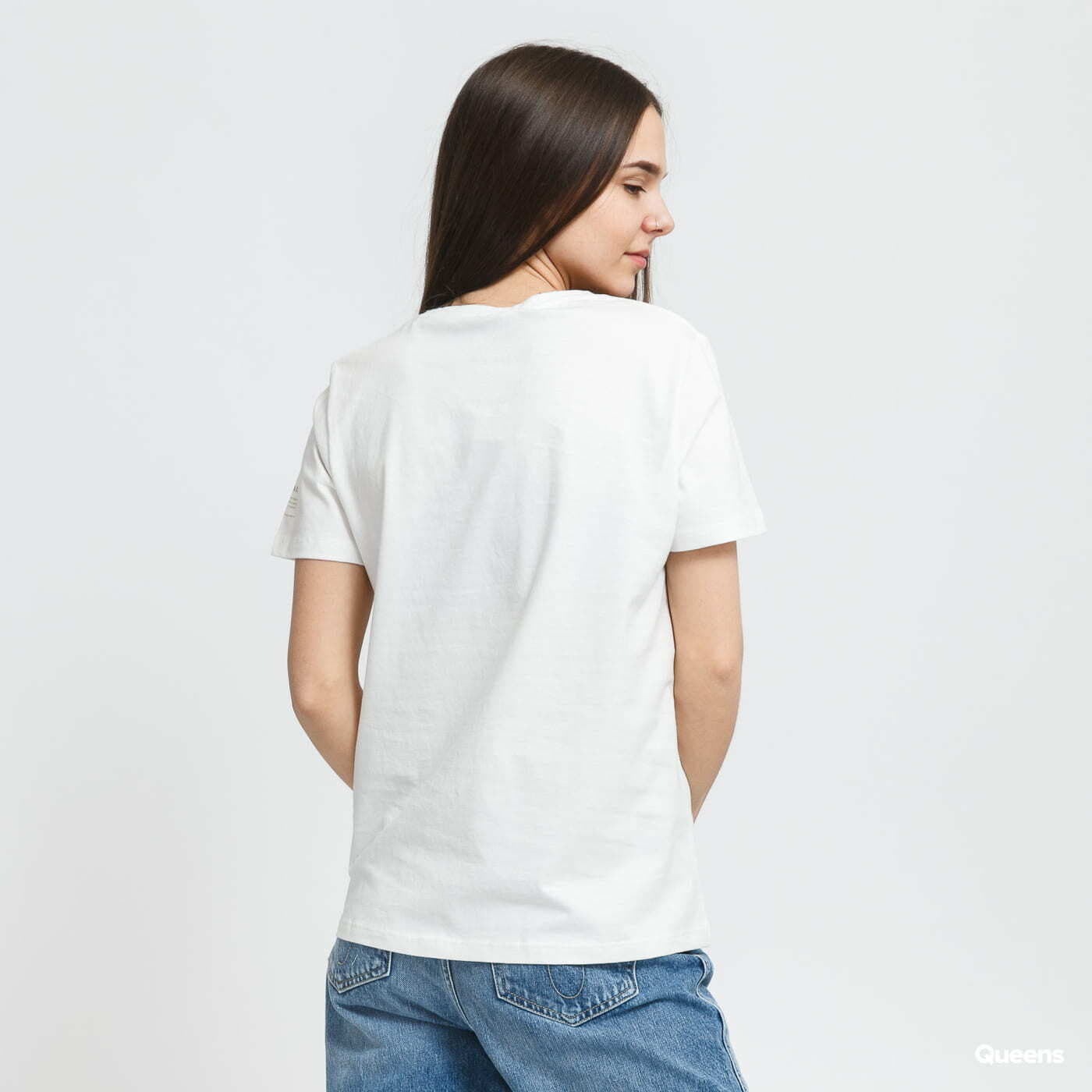 Tričká Ecoalf W Becausalf Underlined T-shirt White