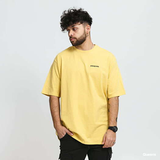 T shirts Patagonia M s P6 Logo Responsibili Tee Yellow Queens