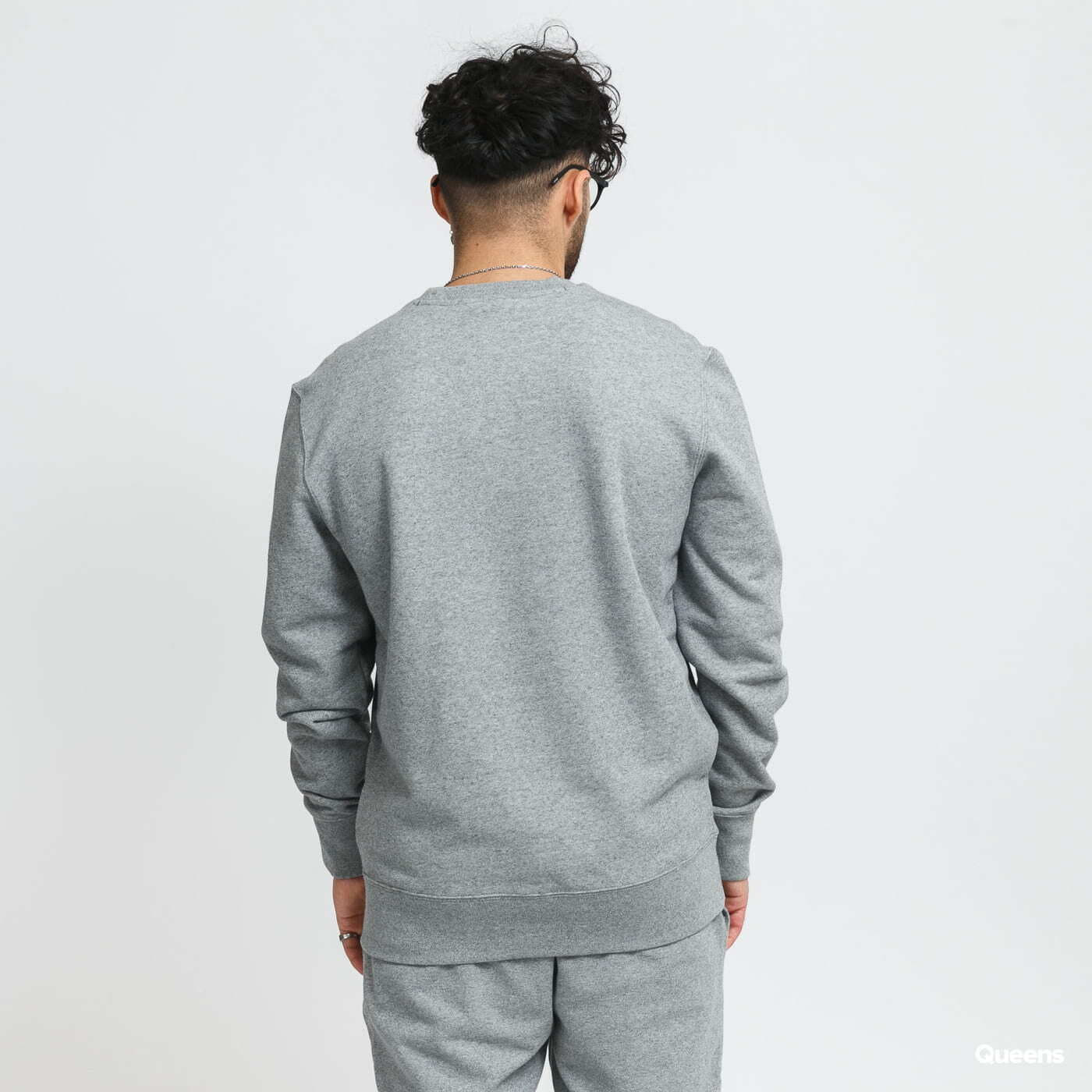 Mikiny Champion Rochester Crewneck Melange Grey