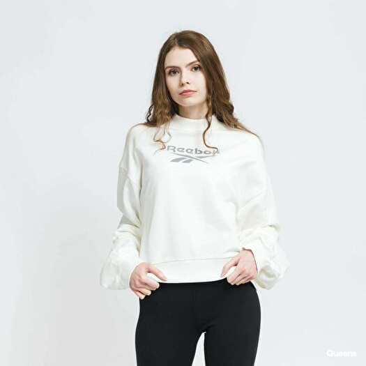 Reebok classic sweatshirt womens white deals