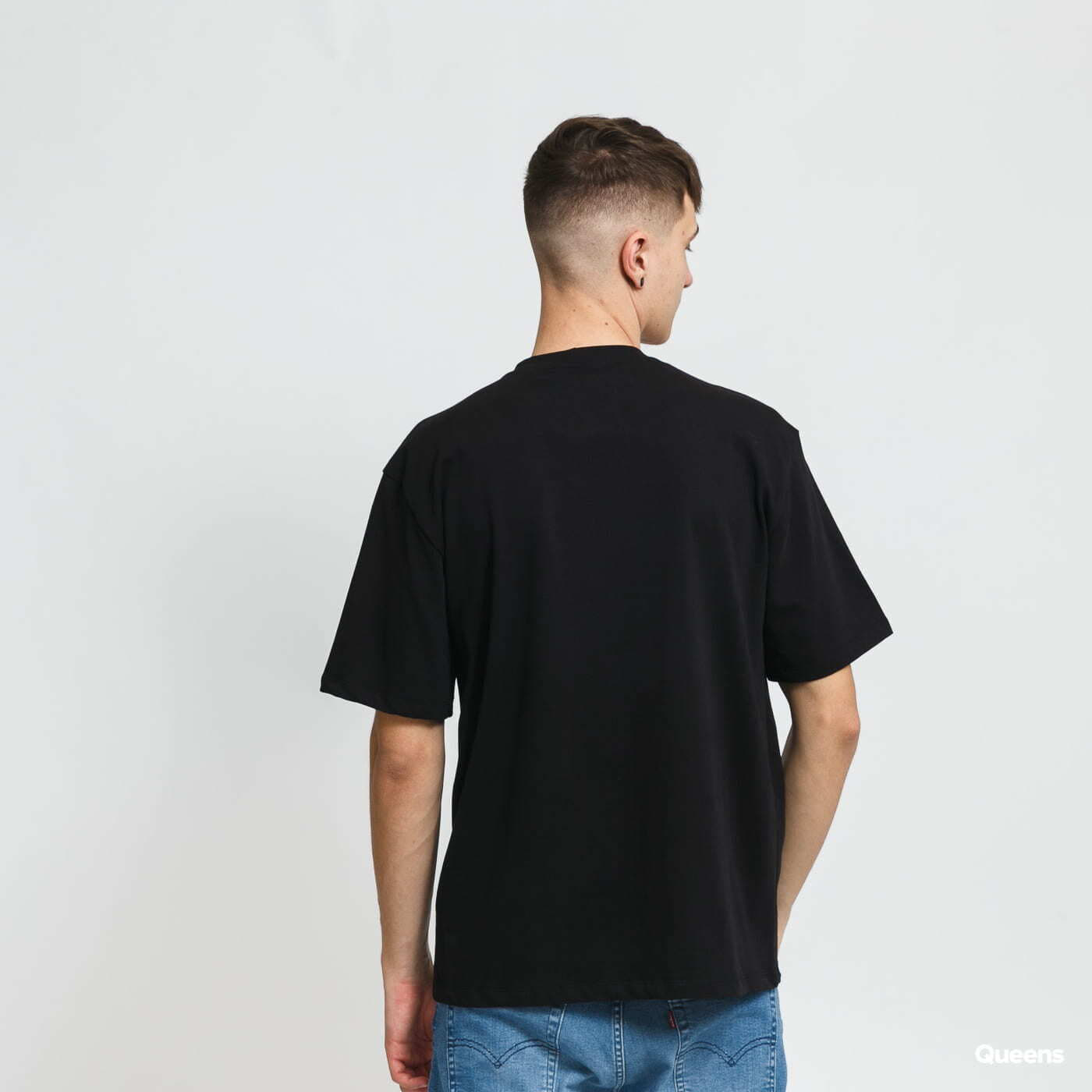 Trička CATERPILLAR Double Pocket Tee černé