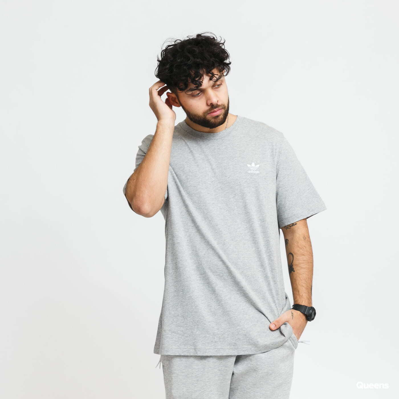 T-shirts adidas Originals Essential Tee Melange Grey