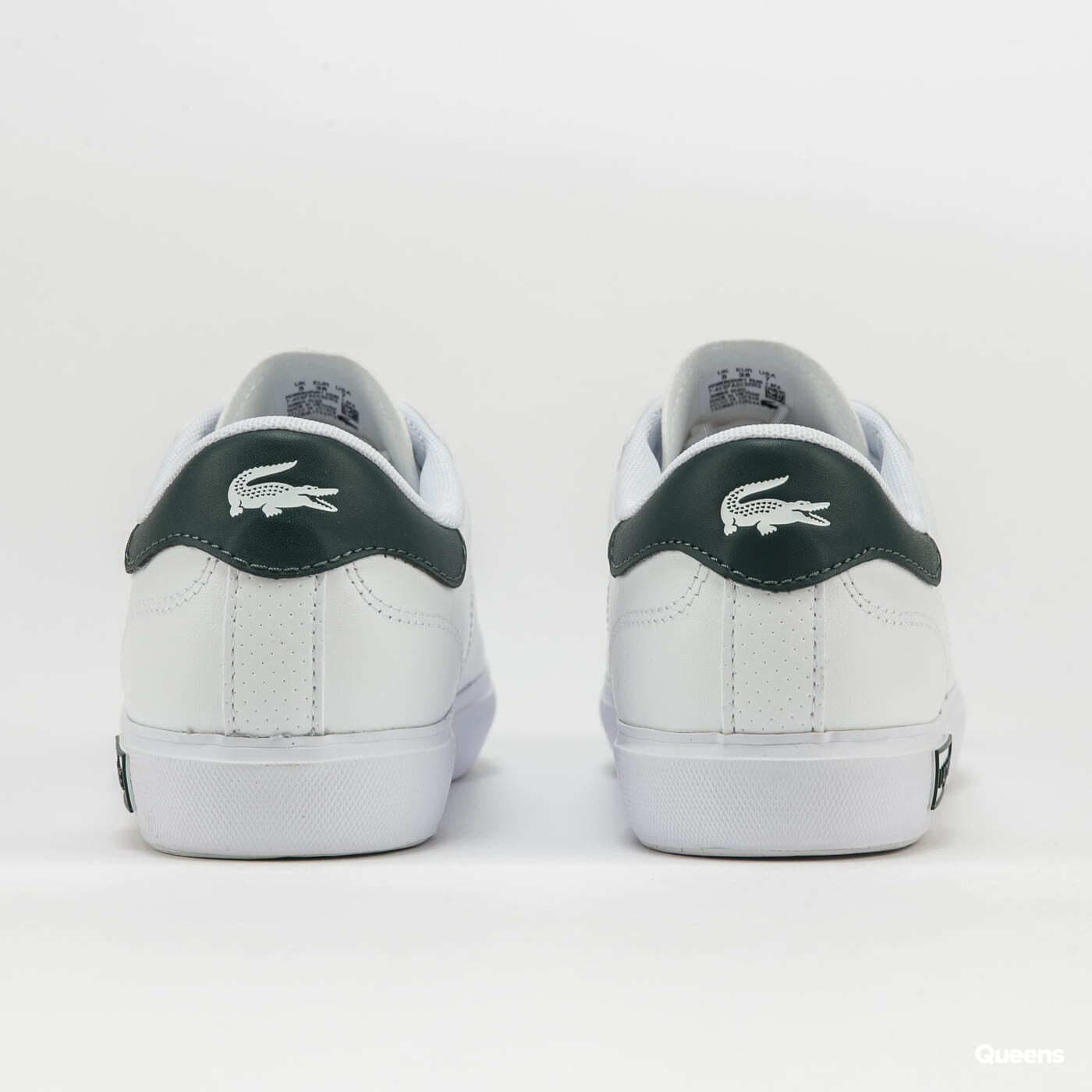 Жіноче взуття LACOSTE W Powercourt Leather White/ Dk Green