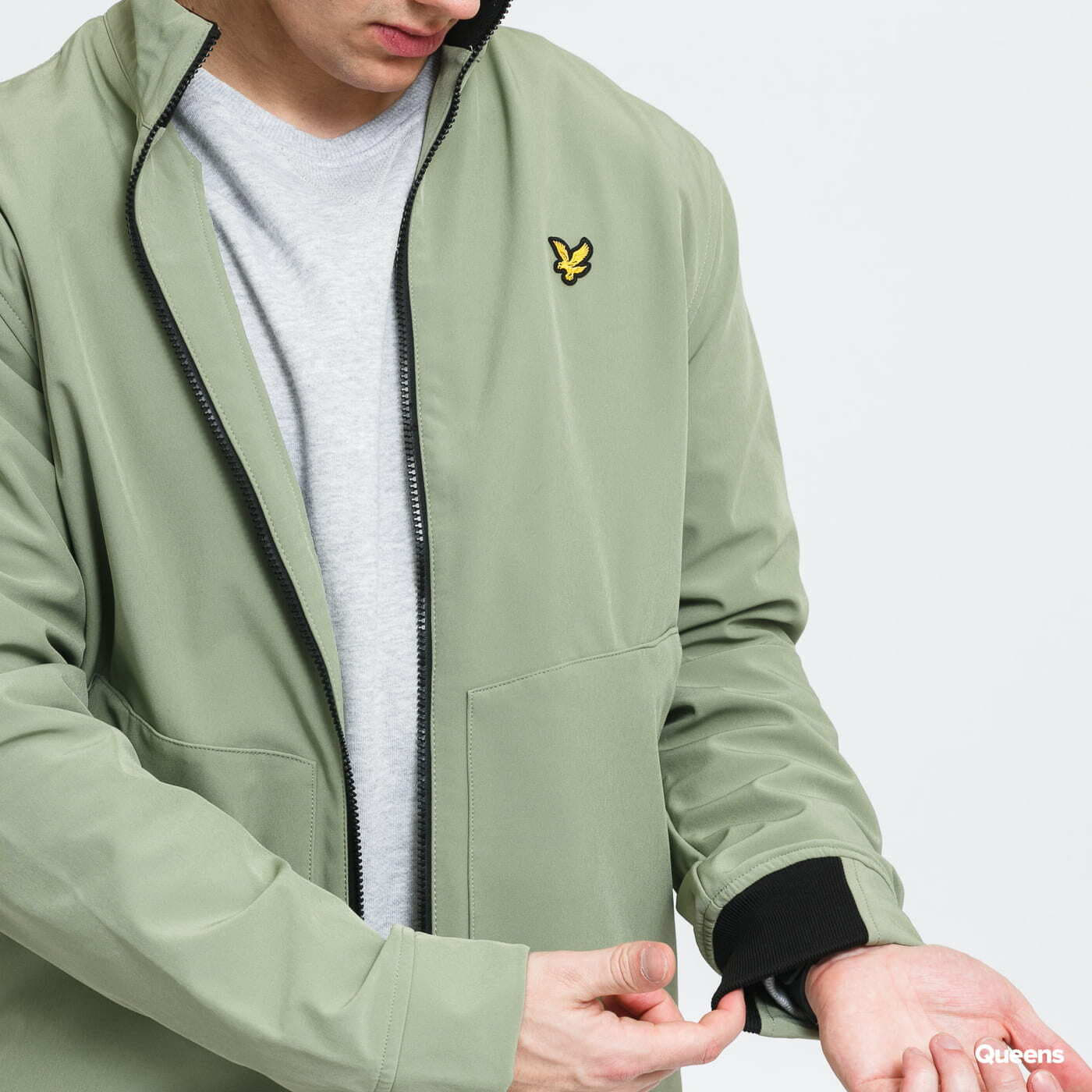 Bundy Lyle & Scott Funnel Neck Softshell Jacket Olive