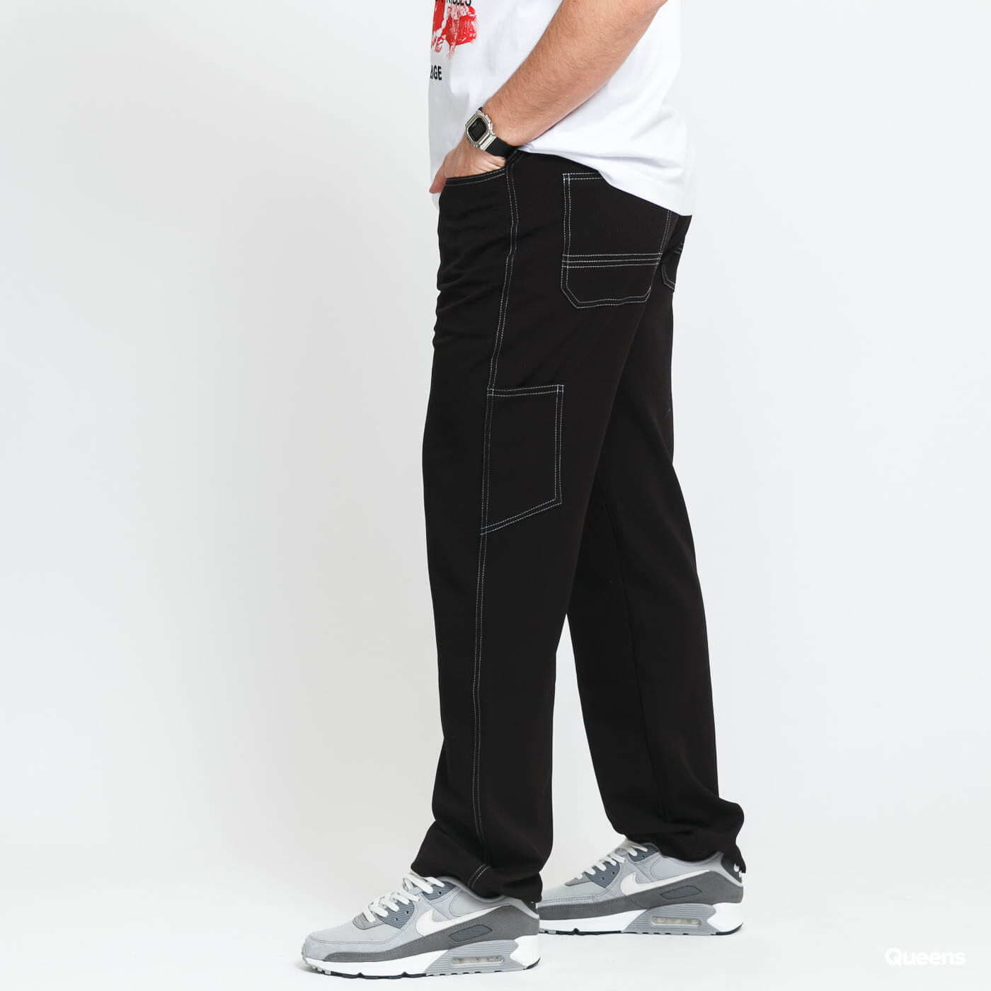 Pants Neige Worker Trousers černé