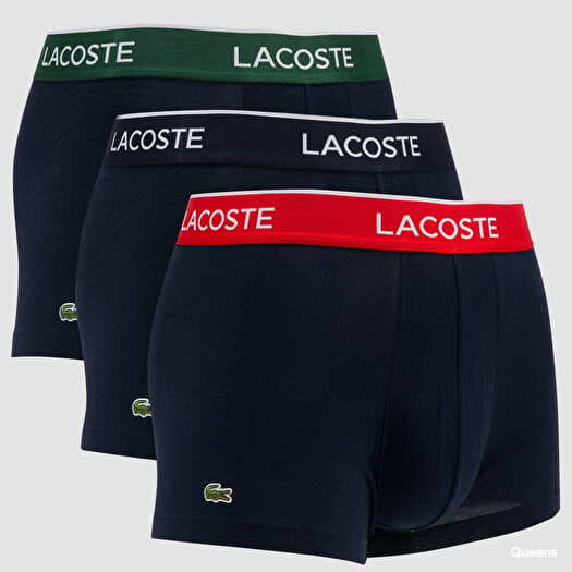 Lacoste Men's 3-Pack Boxer Briefs Underwear Stretch