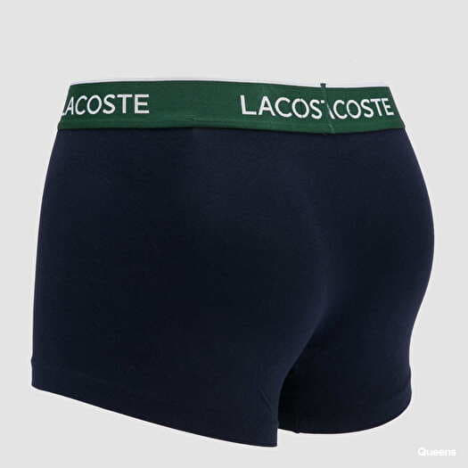 Lacoste Trunks Colours 3 Pack in Black