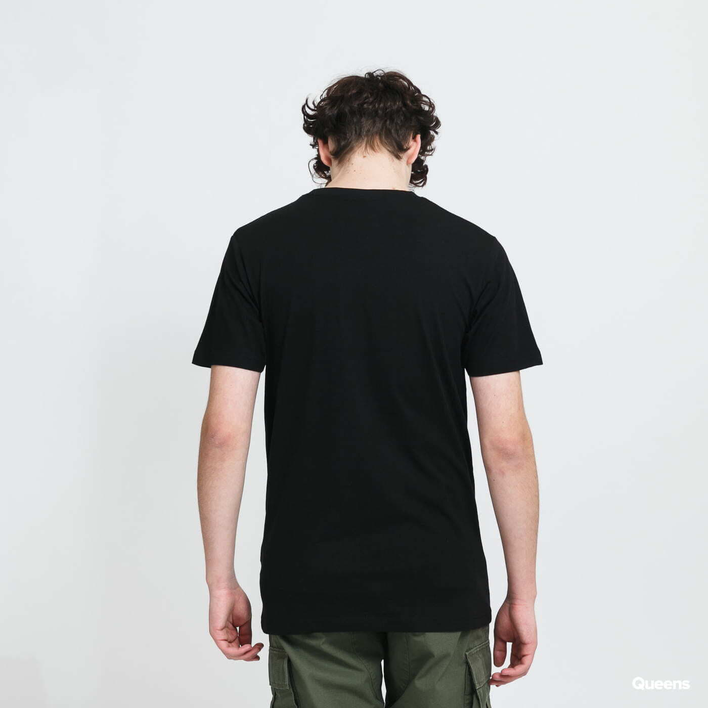 Trička Urban Classics God Given Pizza Tee Black
