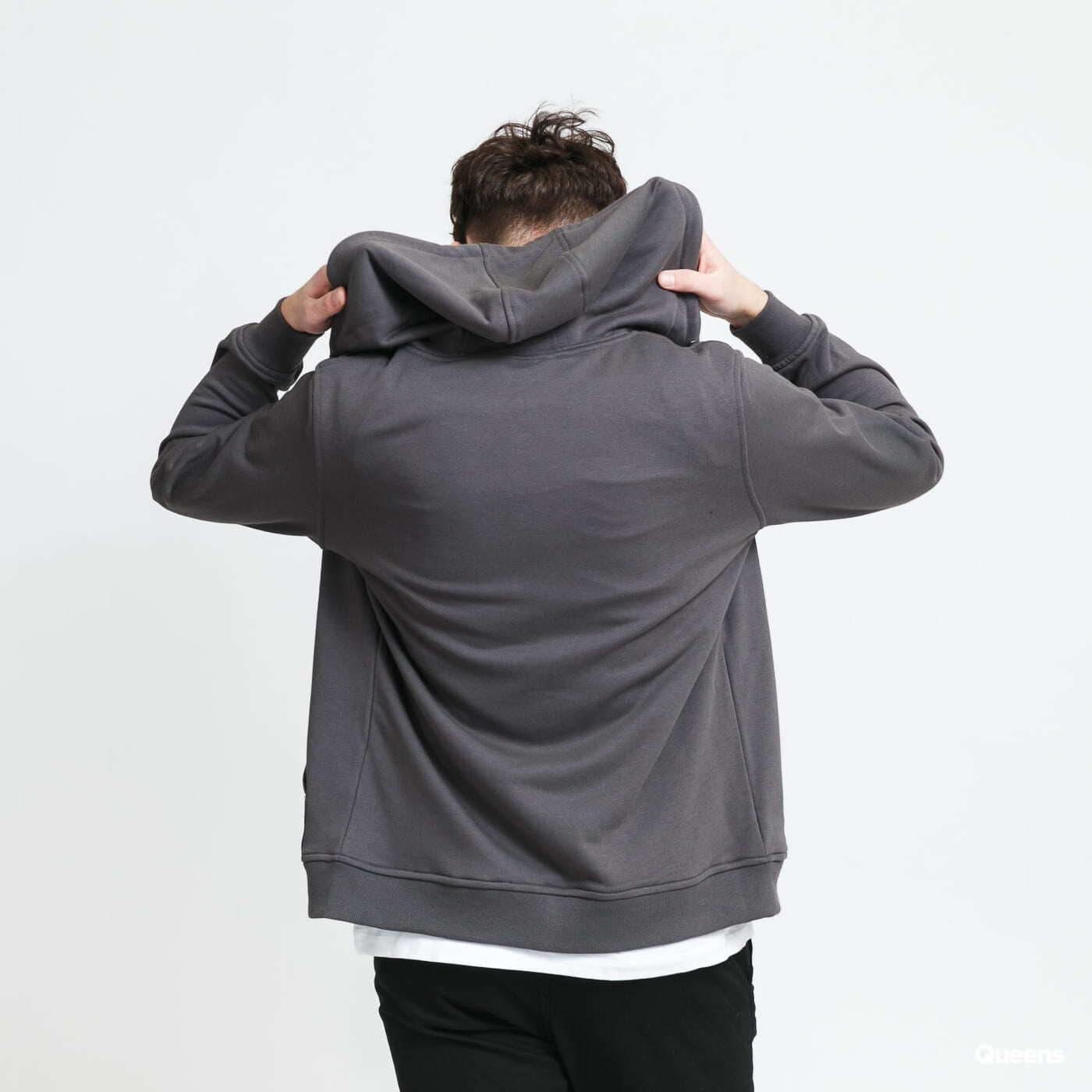 Urban Classics Heren hoodie Basic Sweat Hoody, Grijs (Grijs 00111), XS