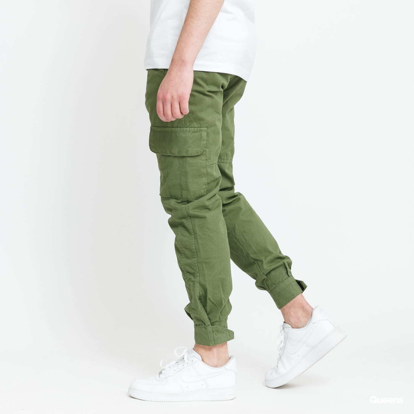 Cargo Hosen Urban Classics Military Jogg Pants Green