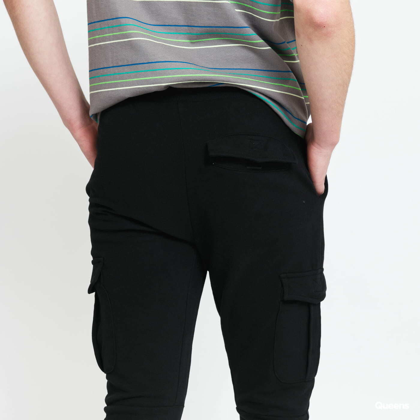 Cargo sweatpants black outlet