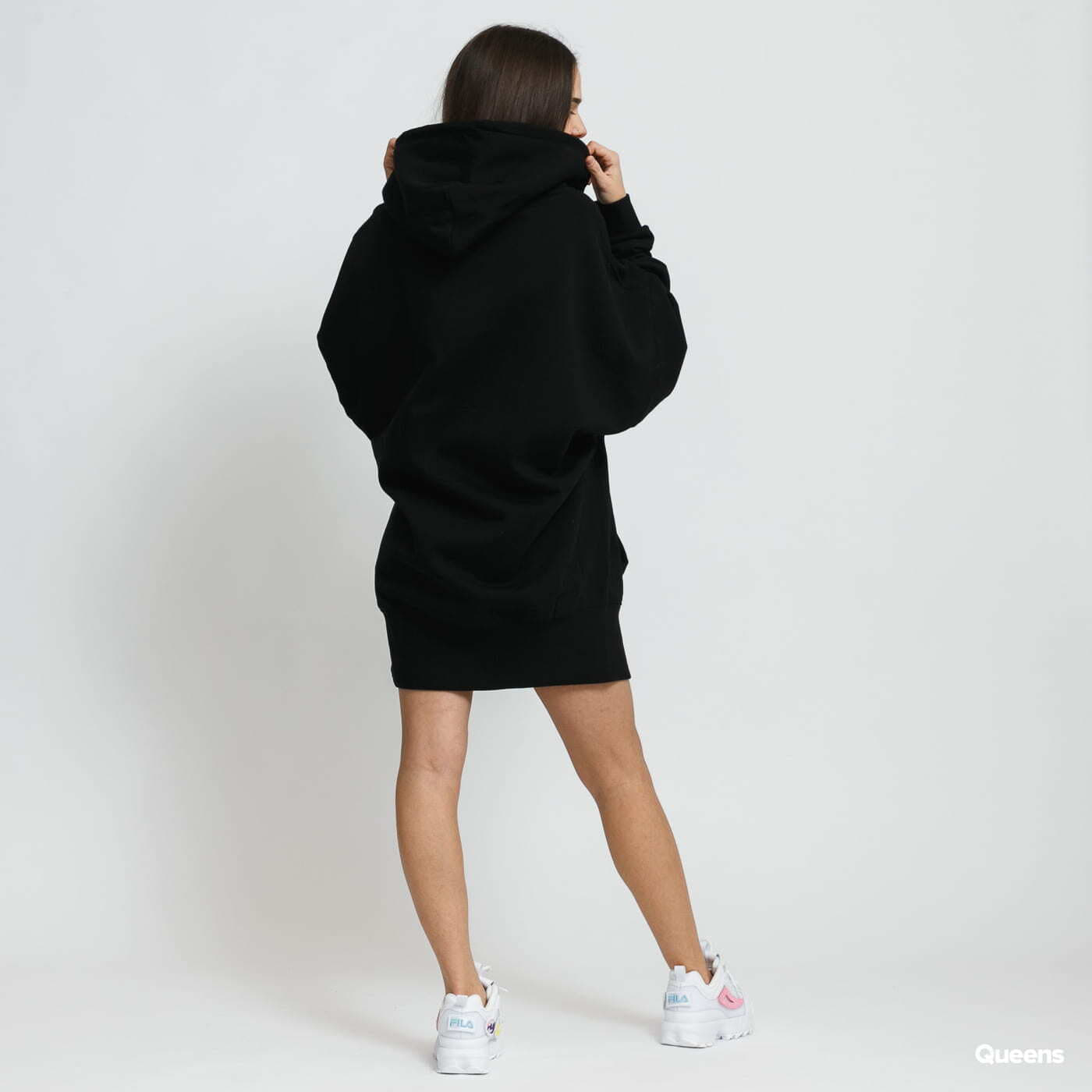 Queens sweatshirts Oversize Black Hoody Ladies Hoodies Classics and | Urban Long