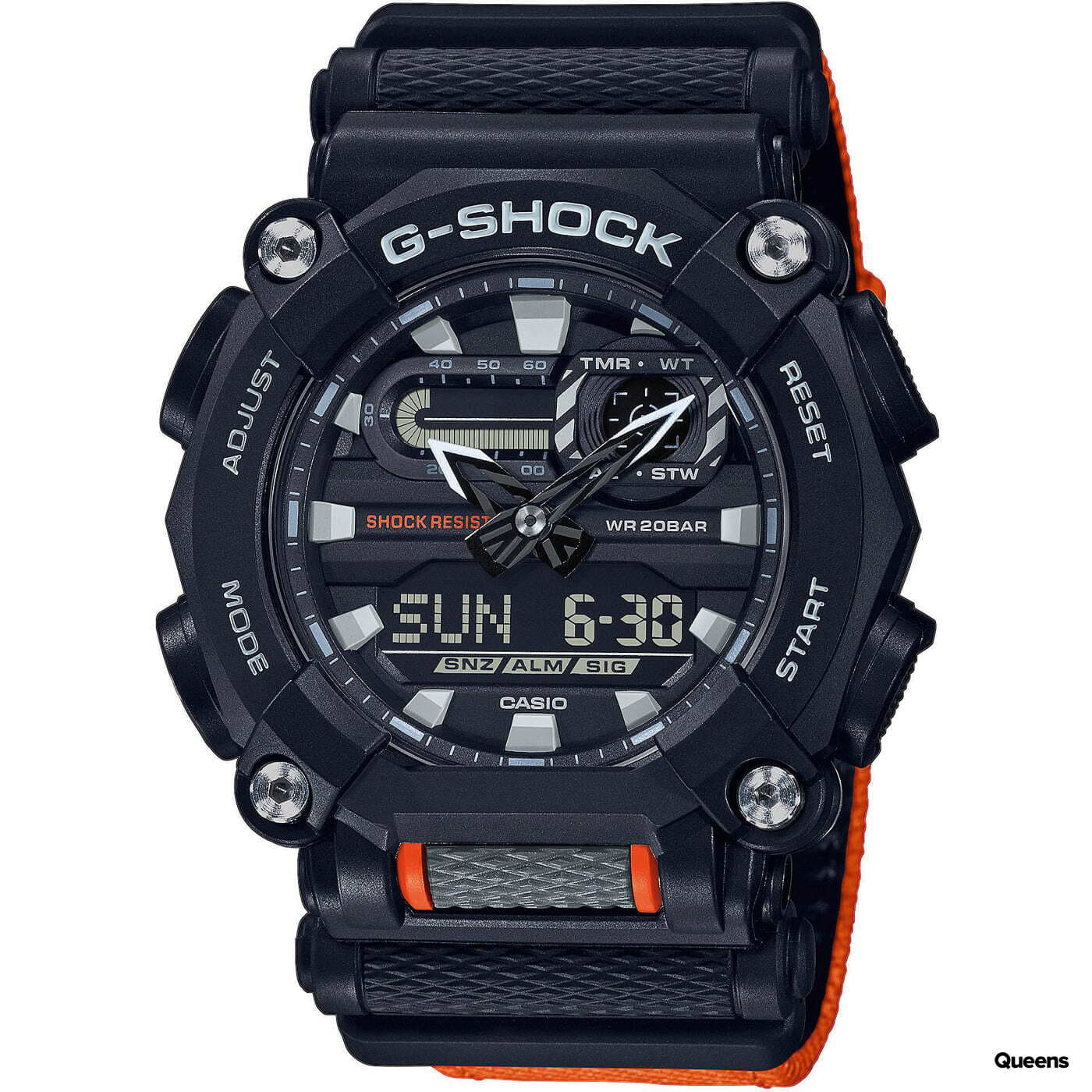 Relojes Casio G-Shock GA 900C-1A4ER Black/ Orange