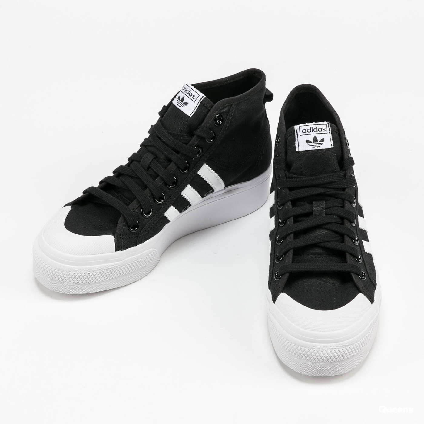 Dámske topánky a tenisky adidas Originals Nizza Platform Mid W Clback/ FtwWhite/ FtwWhite