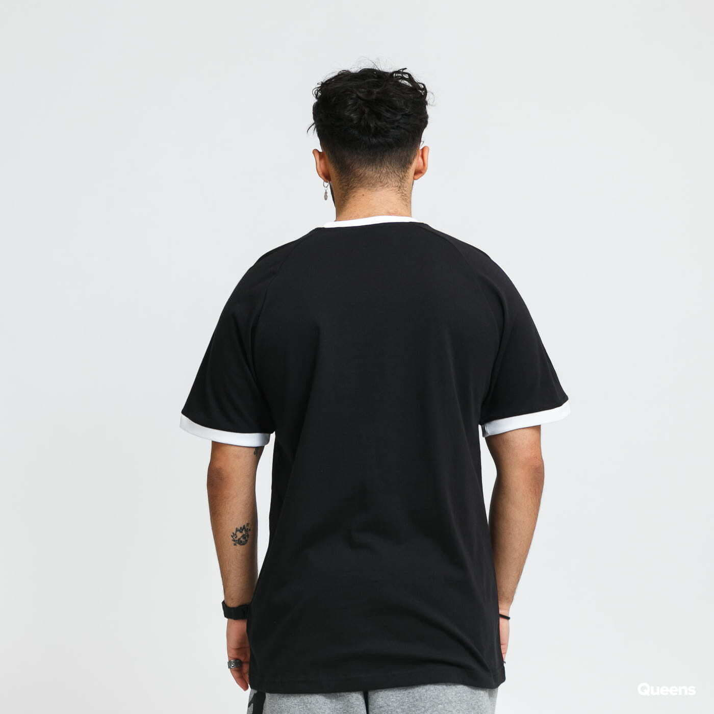 Adidas Originals - Tee Shirt A Bandes 3 Stripes GN3495 Noir