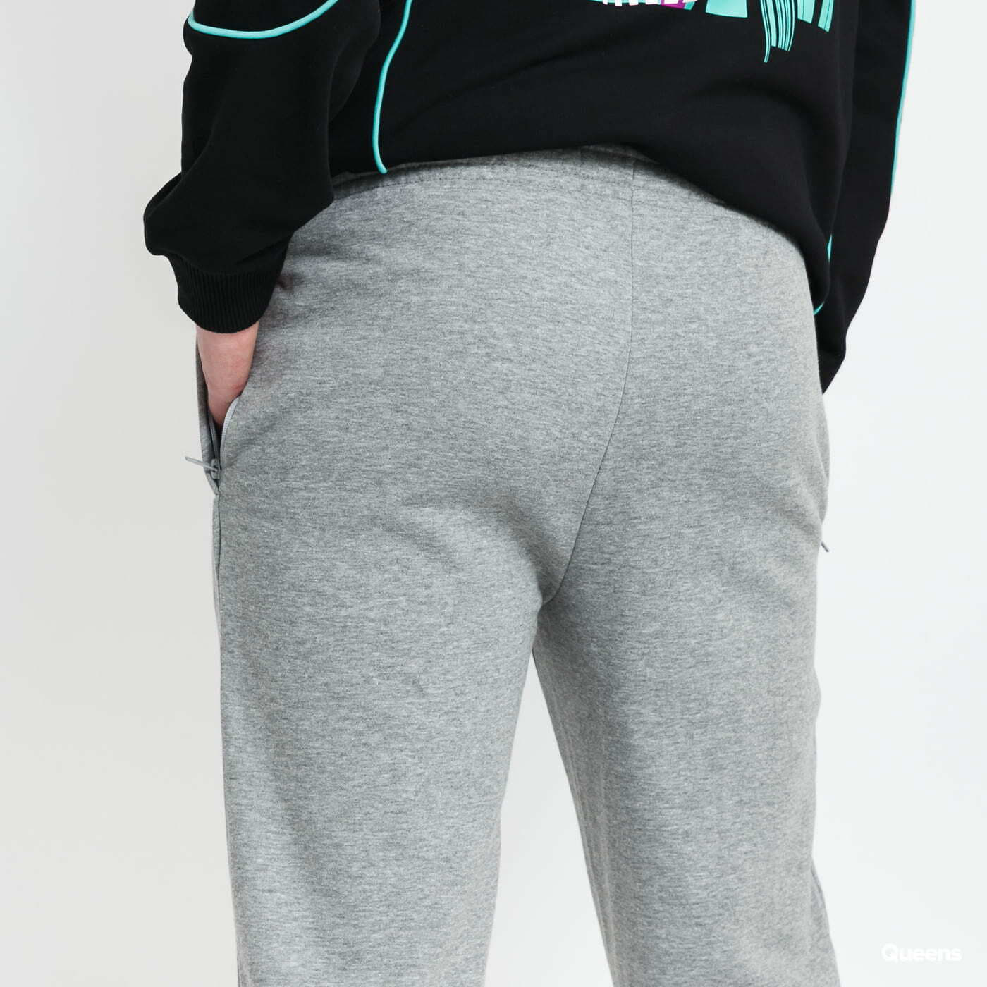 Tepláky Kappa Authentic Baceno Melange Grey