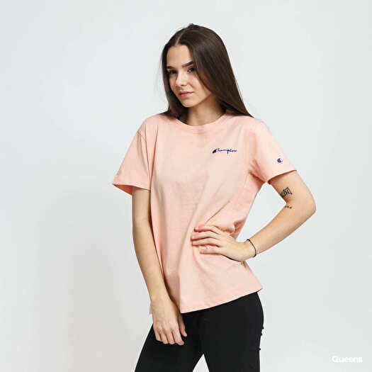 Champion reverse weave small script logo tee shop