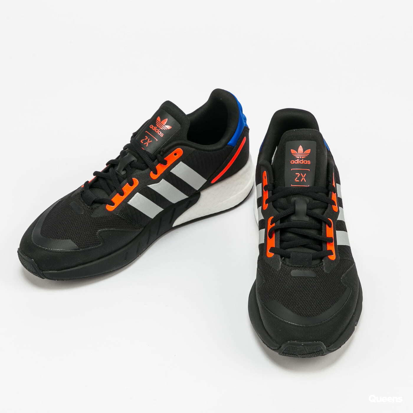 Herenschoenen adidas Originals ZX 1K Boost Core Black/ Silver Metallic/ Cloud White