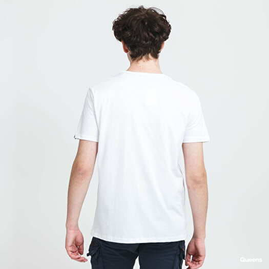 T-shirts Alpha Industries Reflective Label Queens | White Tee