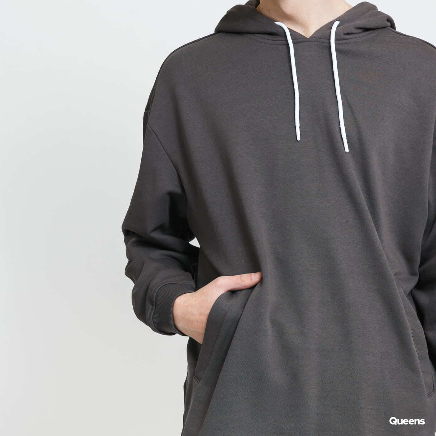 Hanorace Urban Classics Long Hoody Grey