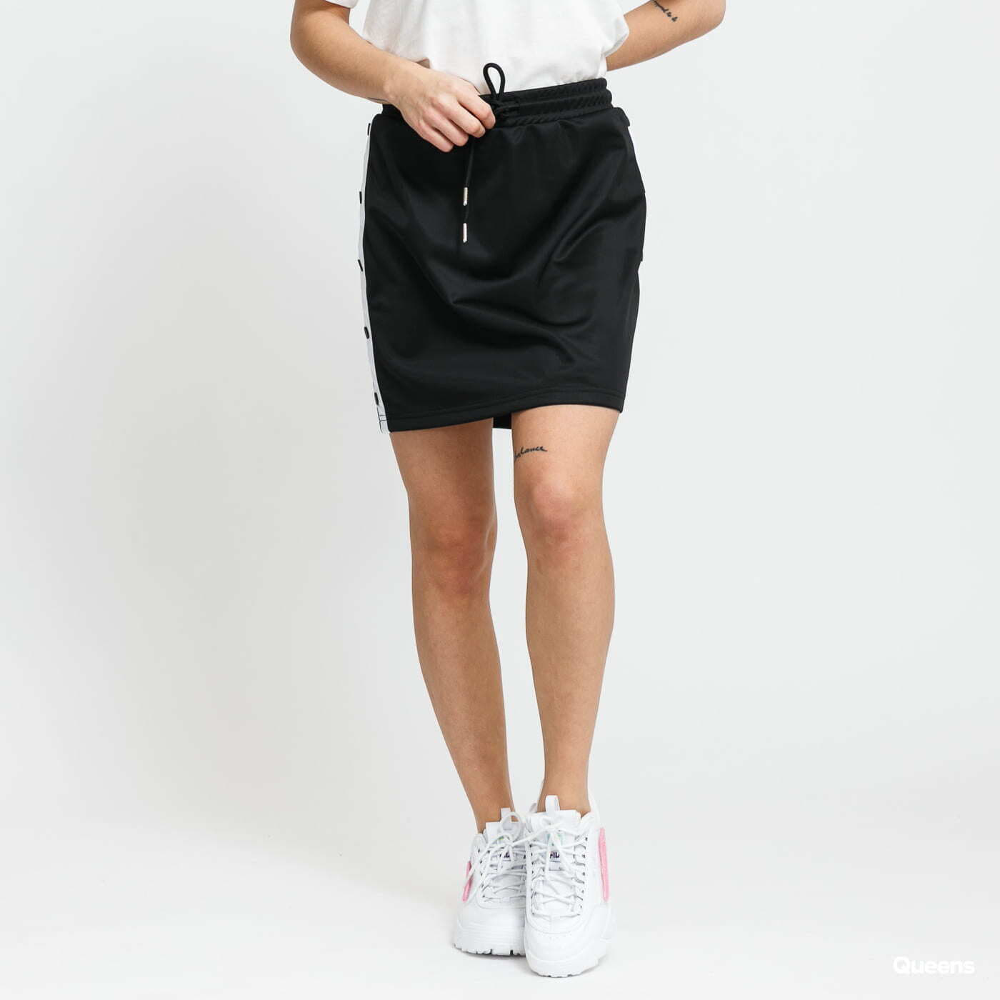 Sukne Urban Classics Ladies Track Skirt Black