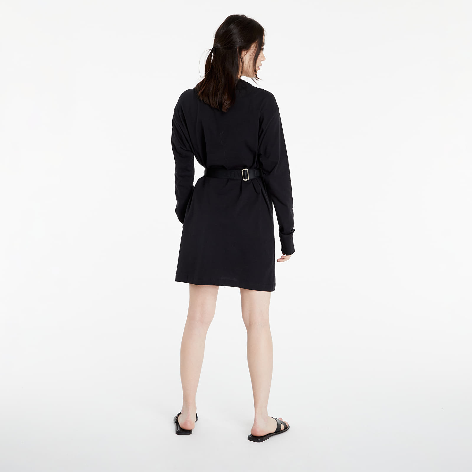 Kleider Nike W NSW Essential Dress LS Black