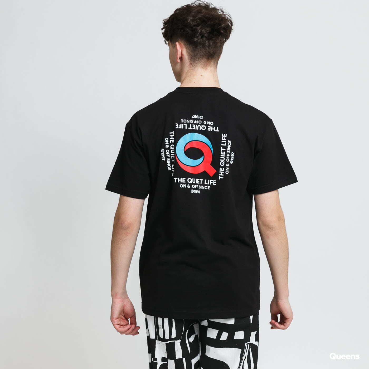 T-shirts The Quiet Life Swirly Q T-shirt černé