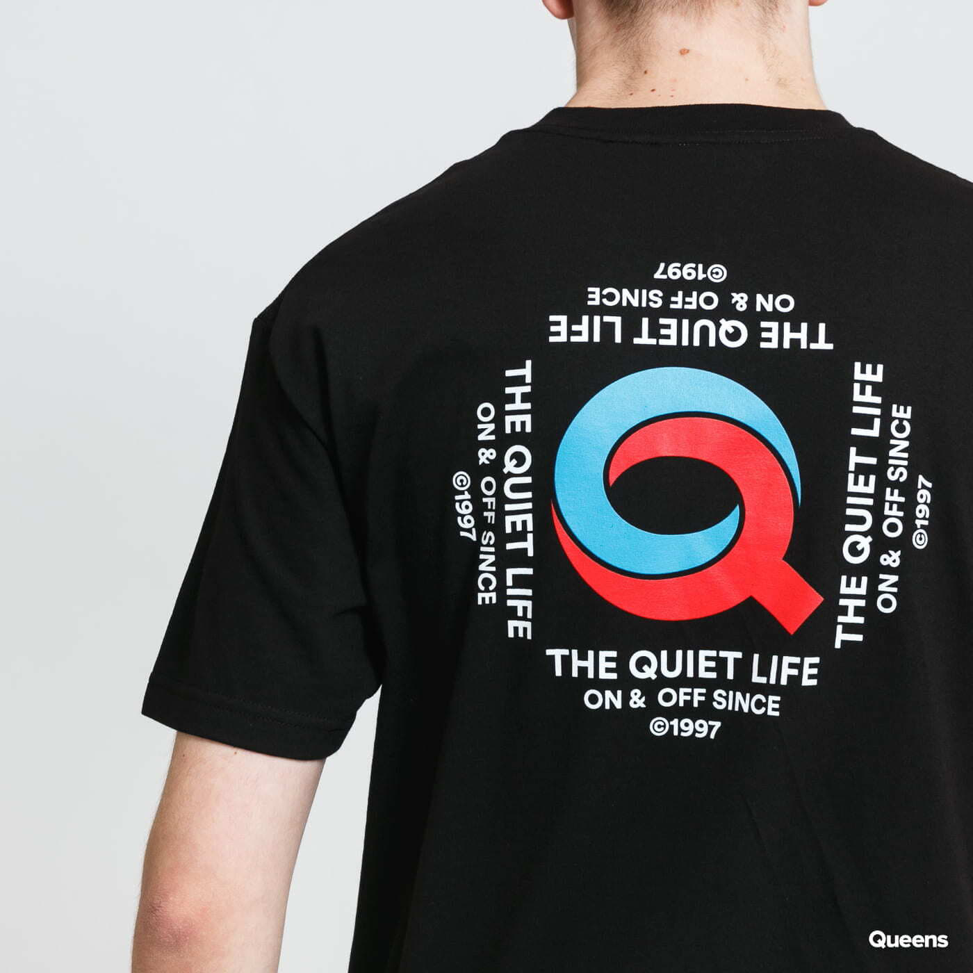 T-shirts The Quiet Life Swirly Q T-shirt černé