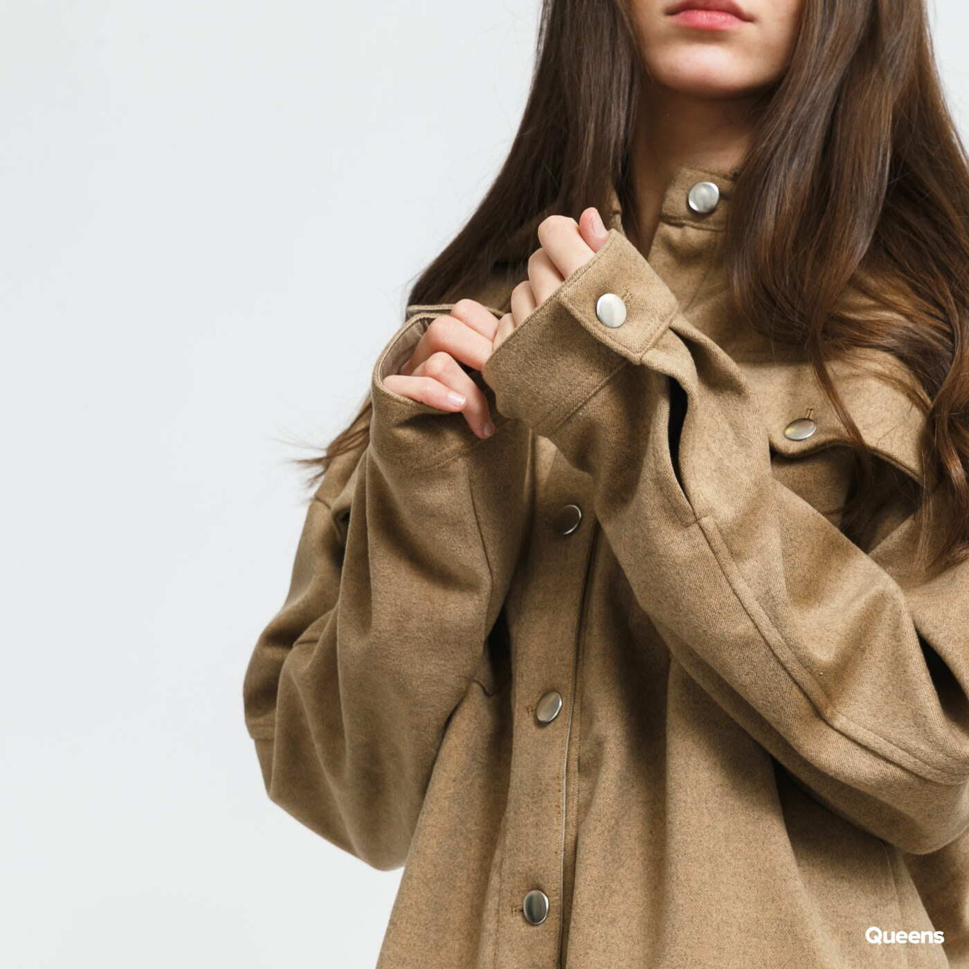 Bundy Urban Classics Ladies Classic Overshirt Beige