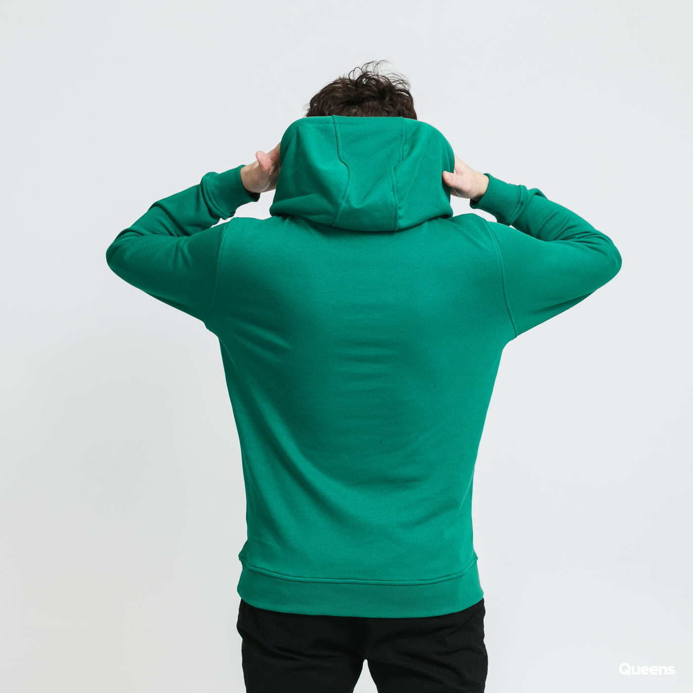 Hanorac Urban Classics Basic Terry Hoody Green - 1 | YEO