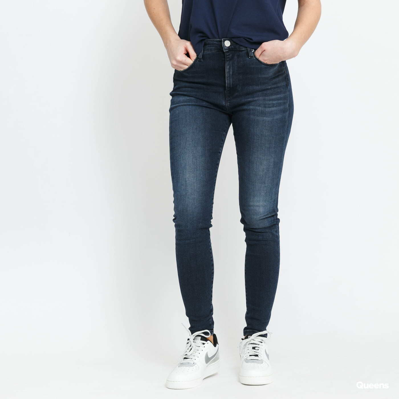 Jeans TOMMY JEANS W Sylvia High Rise Super Skiny Navy