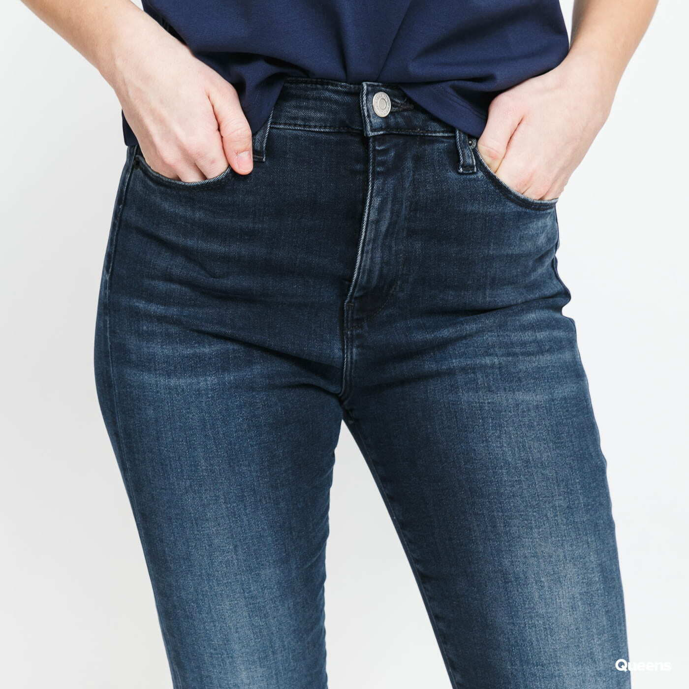 Jeans TOMMY JEANS W Sylvia High Rise Super Skiny Navy
