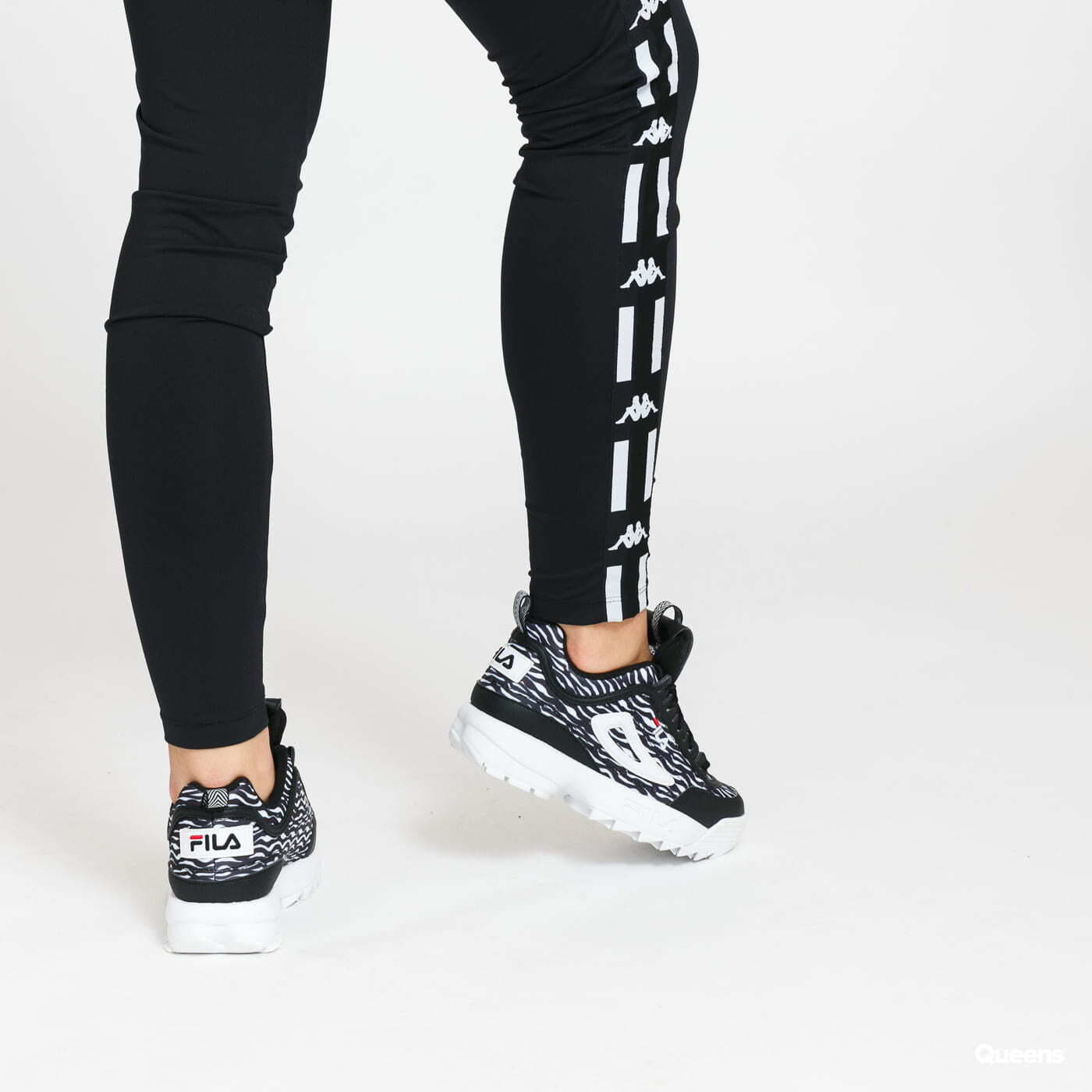 Leggings Kappa Authentic La Baward Black/ White