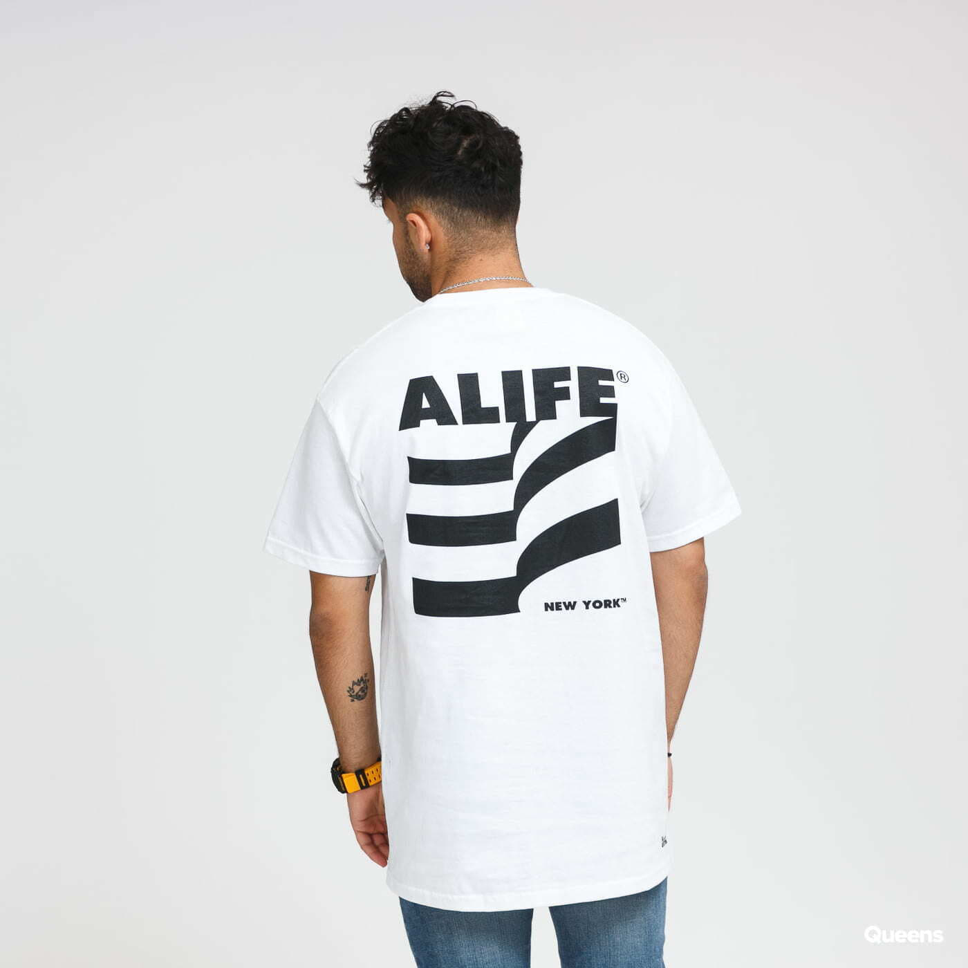 Trička Alife Museum Tee White