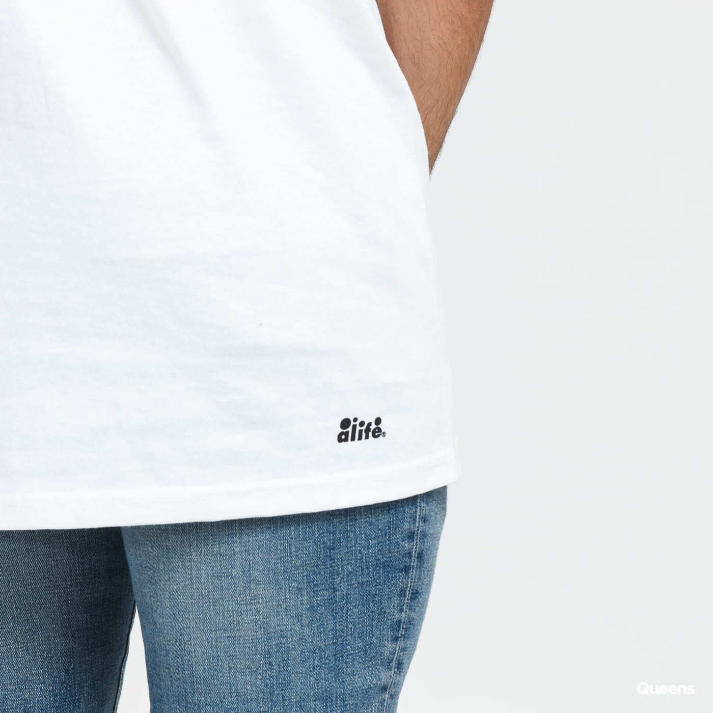 Trička Alife Museum Tee White