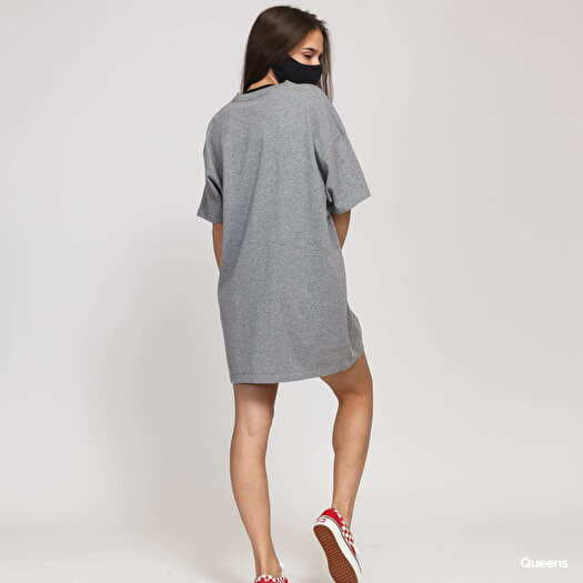 Kleider Vans WM Center Vee Tee Dress Melange Grey | Queens