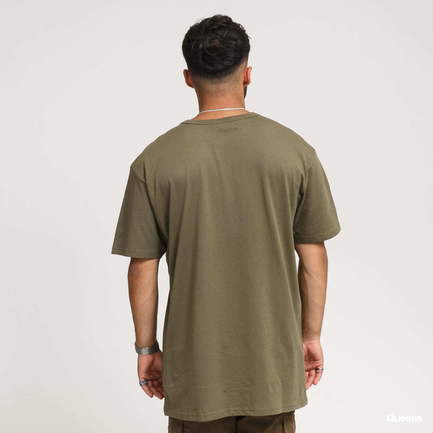 Trička Urban Classics Organic Basic Tee Olive