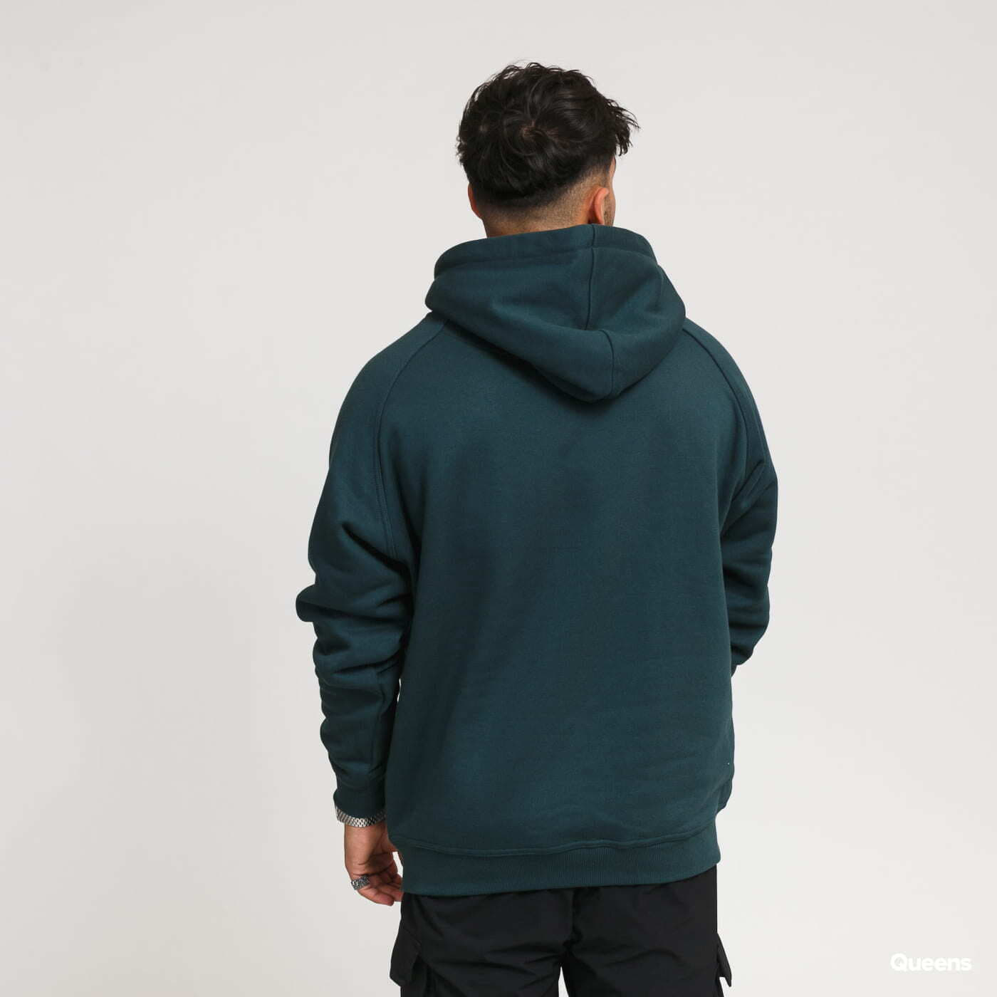 Mikiny Urban Classics Blank Hoody Green