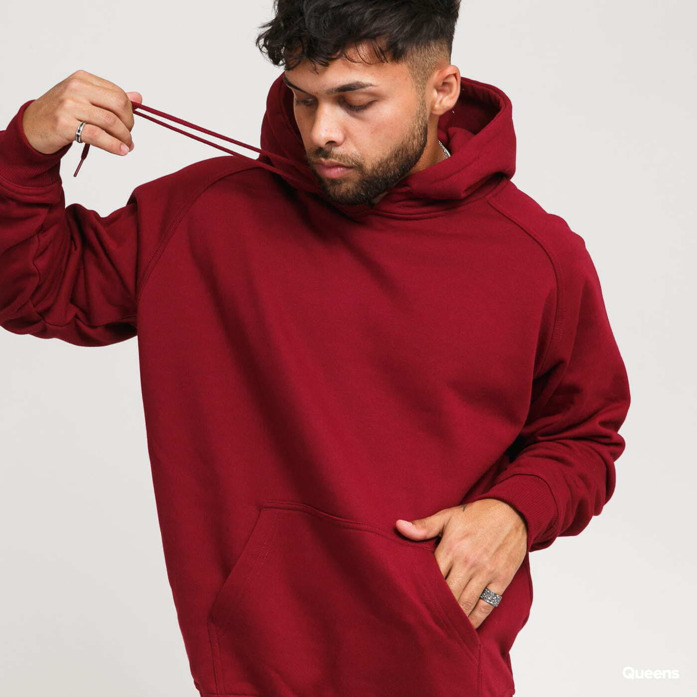 Sweatshirts Urban Classics Blank Hoody Dark Wine