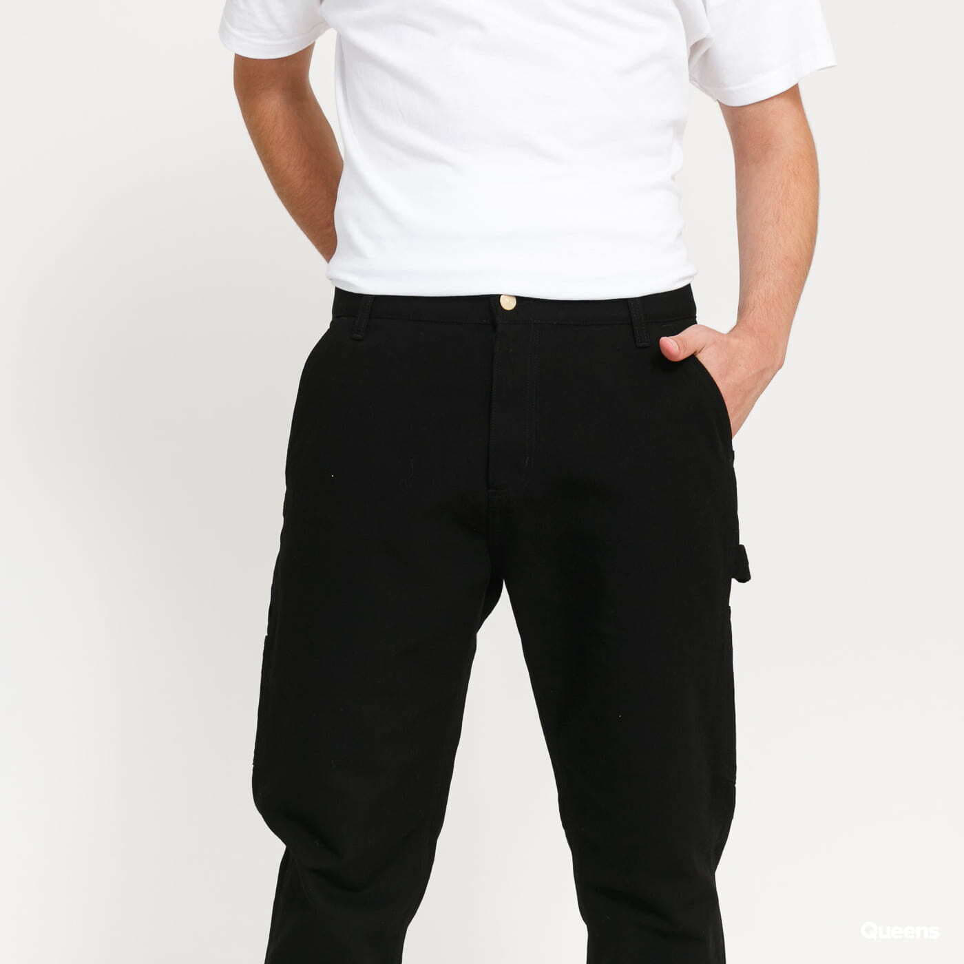 Jeansy Carhartt WIP Ruck Single Knee Pant black rinsed