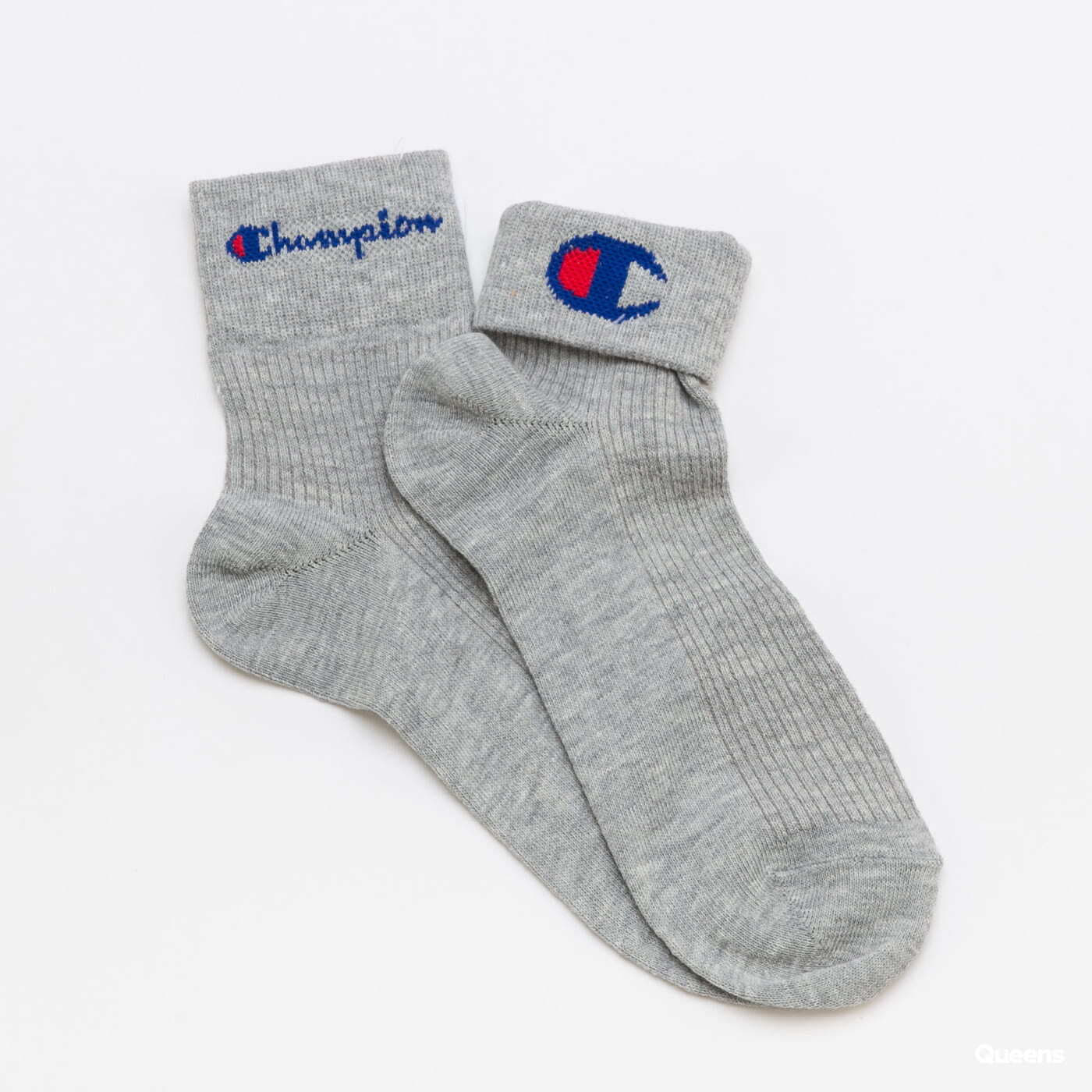 Socken Champion Reverse Logo Ankle Socks Melange Grey
