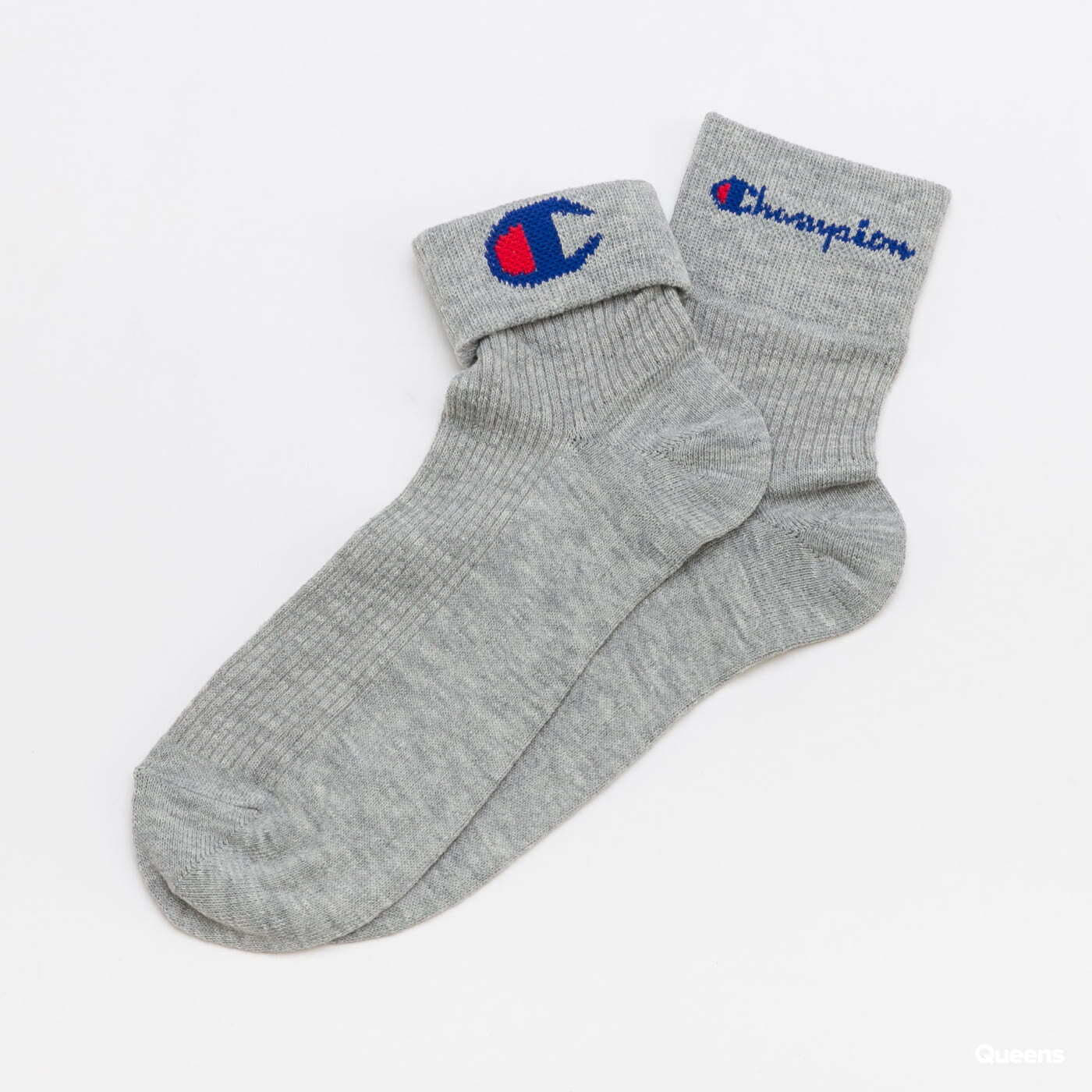 Socks Champion Reverse Logo Ankle Socks Melange Grey Queens