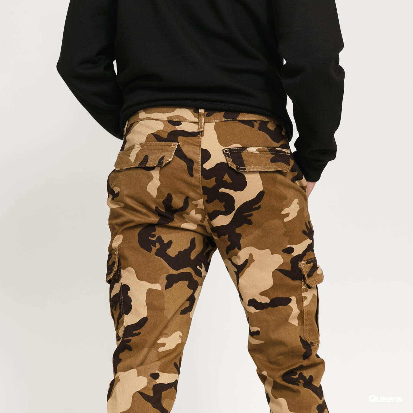 Cargo Hosen Urban Classics Camo Cargo Jogging Pants 2.0 Camo Beige
