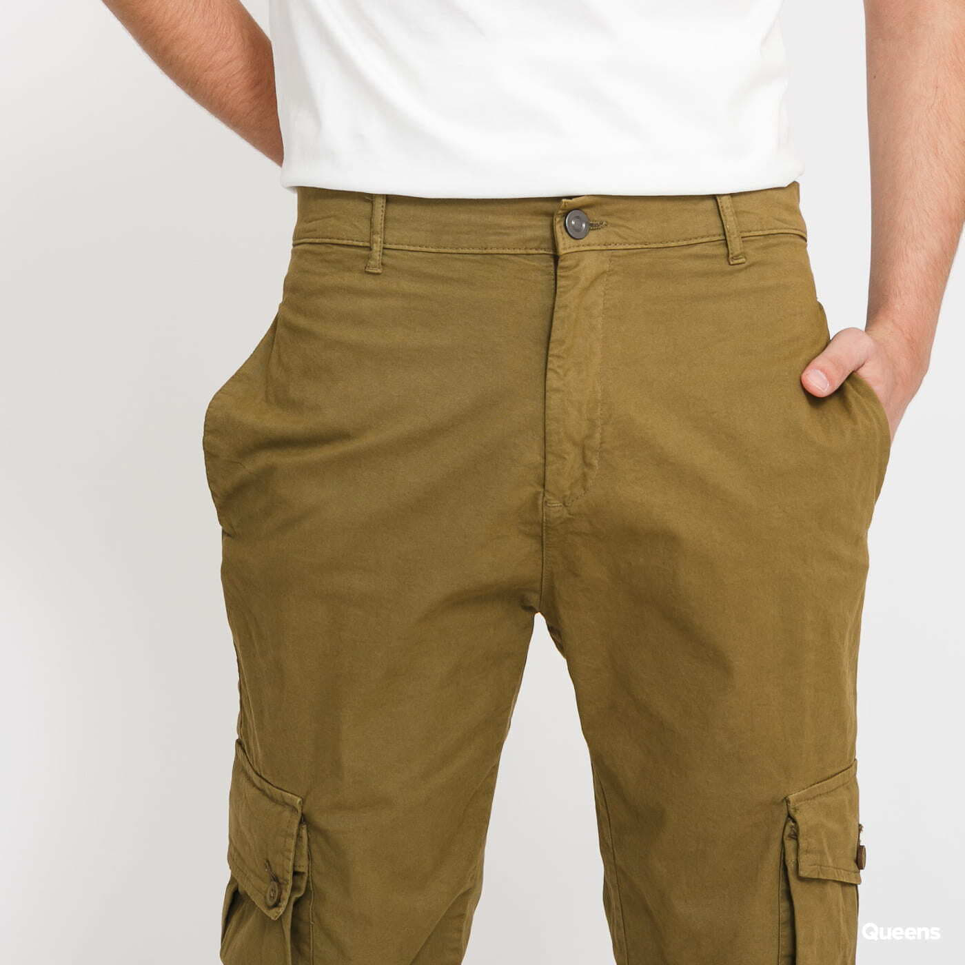 Cargo Hosen Urban Classics Tapered Cargo Pants Olive