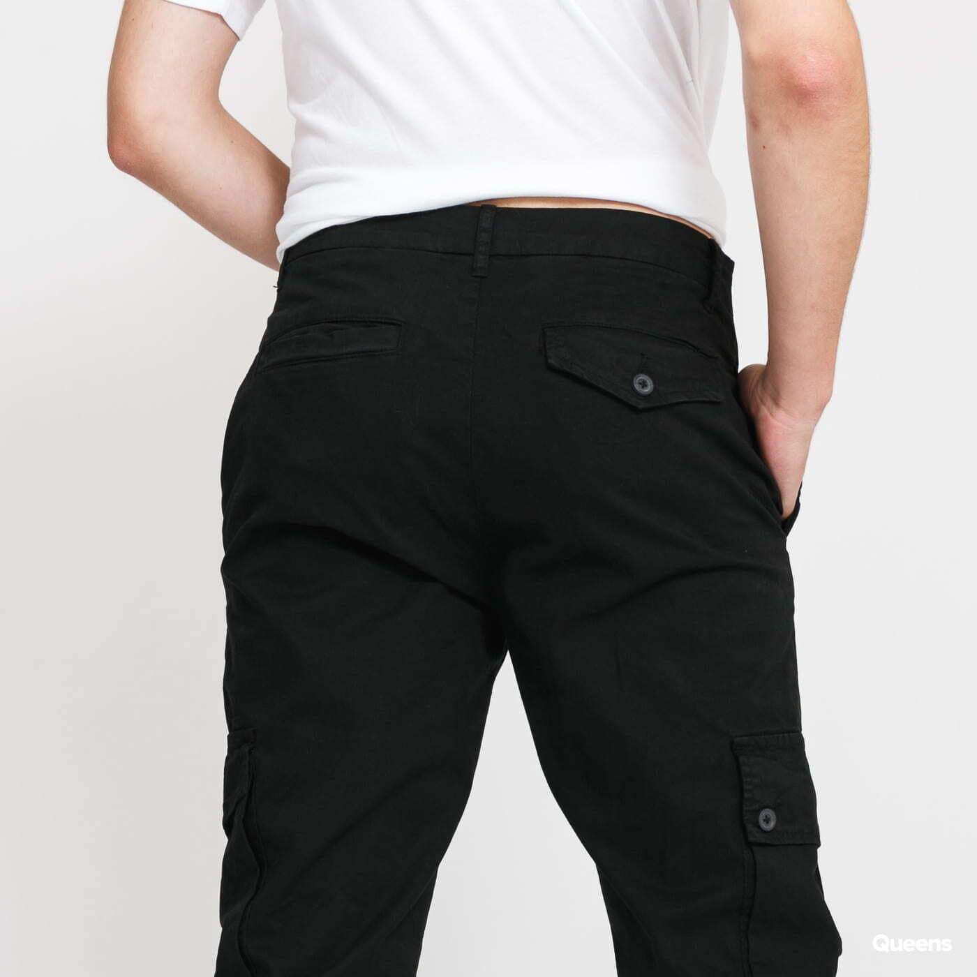 Pantaloni cargo Urban Classics Tapered Cargo Pants Black