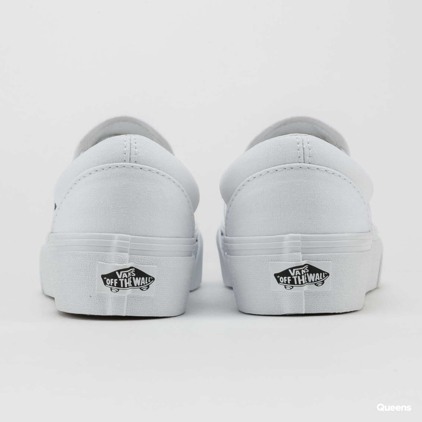 Frauen Vans Classic Slip-On Platform True White