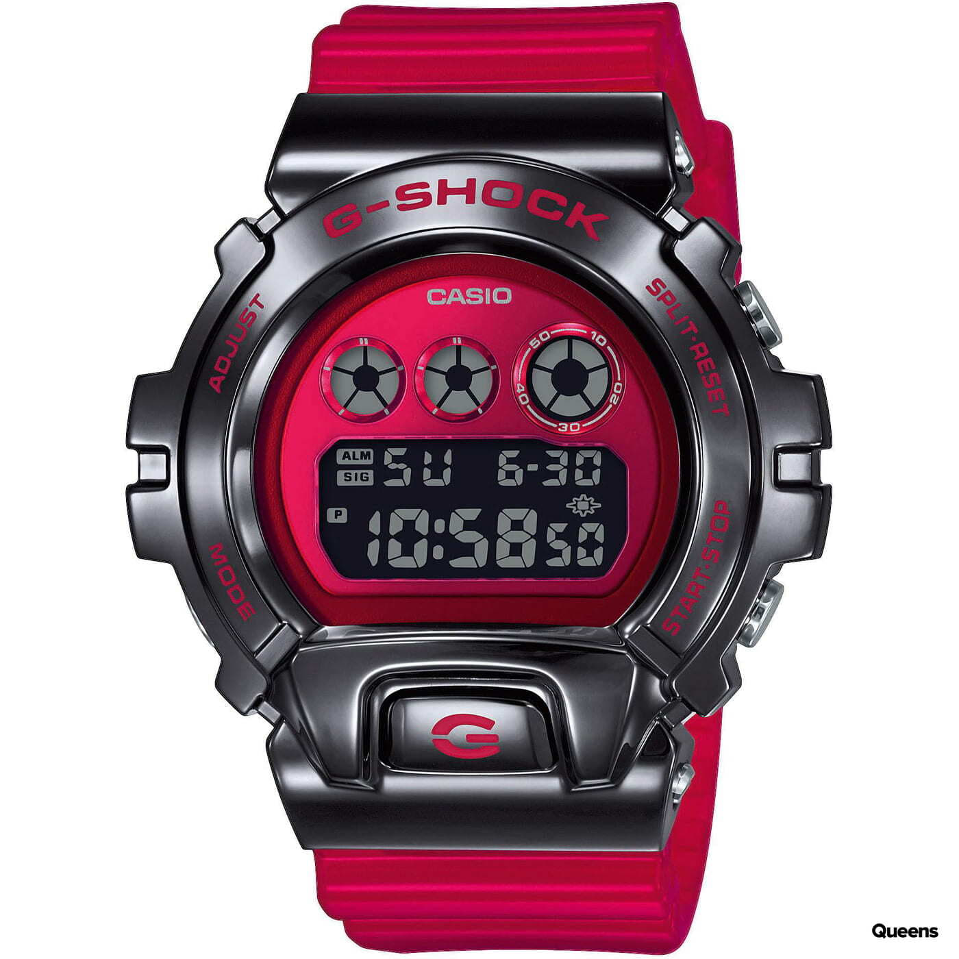 Watches Casio G-Shock GM 6900B-4ER Metal Covered Red/ Black