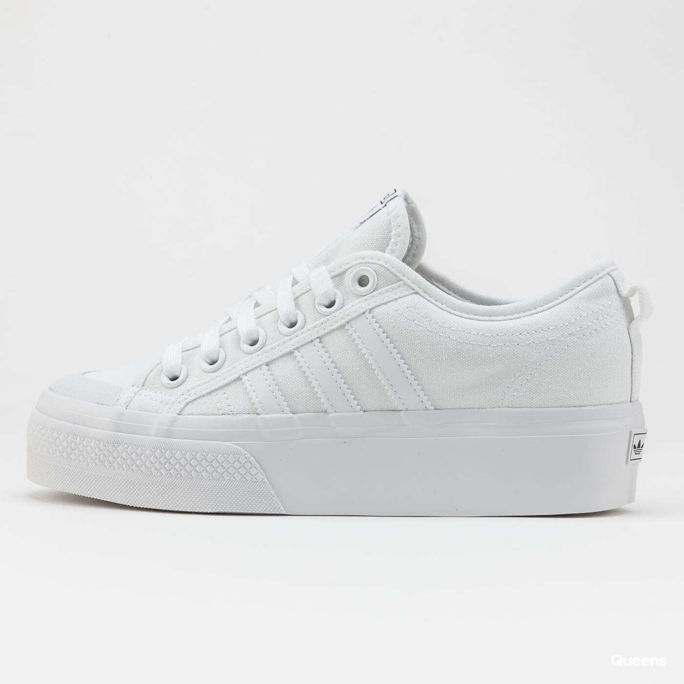 Women's sneakers and shoes adidas Originals Nizza Platform W FtwWhite/ FtwWhite/ FtwWhite